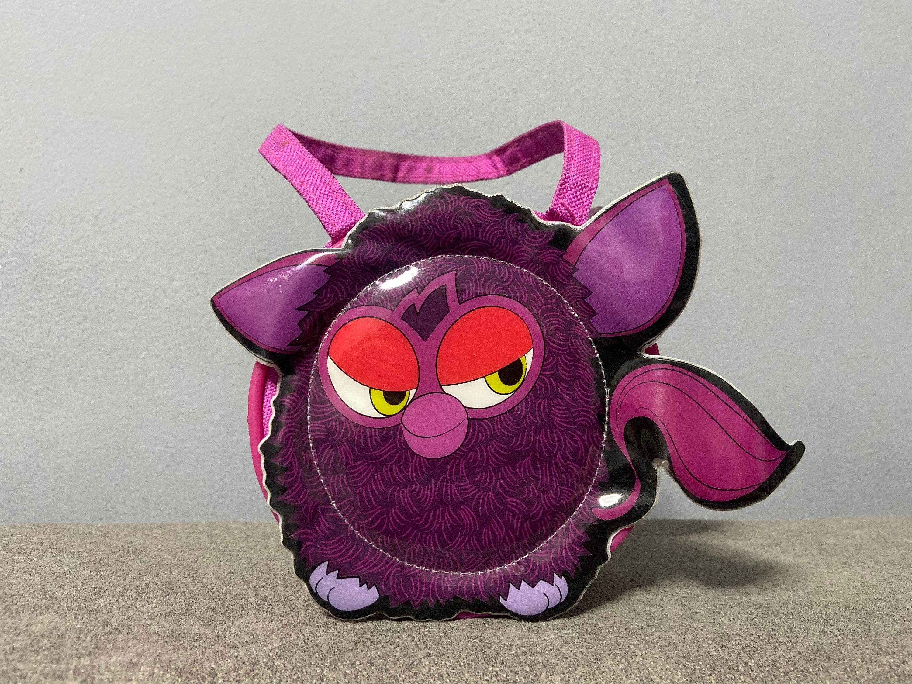 Furby Zip Purse Bag Handlebar Case Pink purple Handbag 90s Etsy