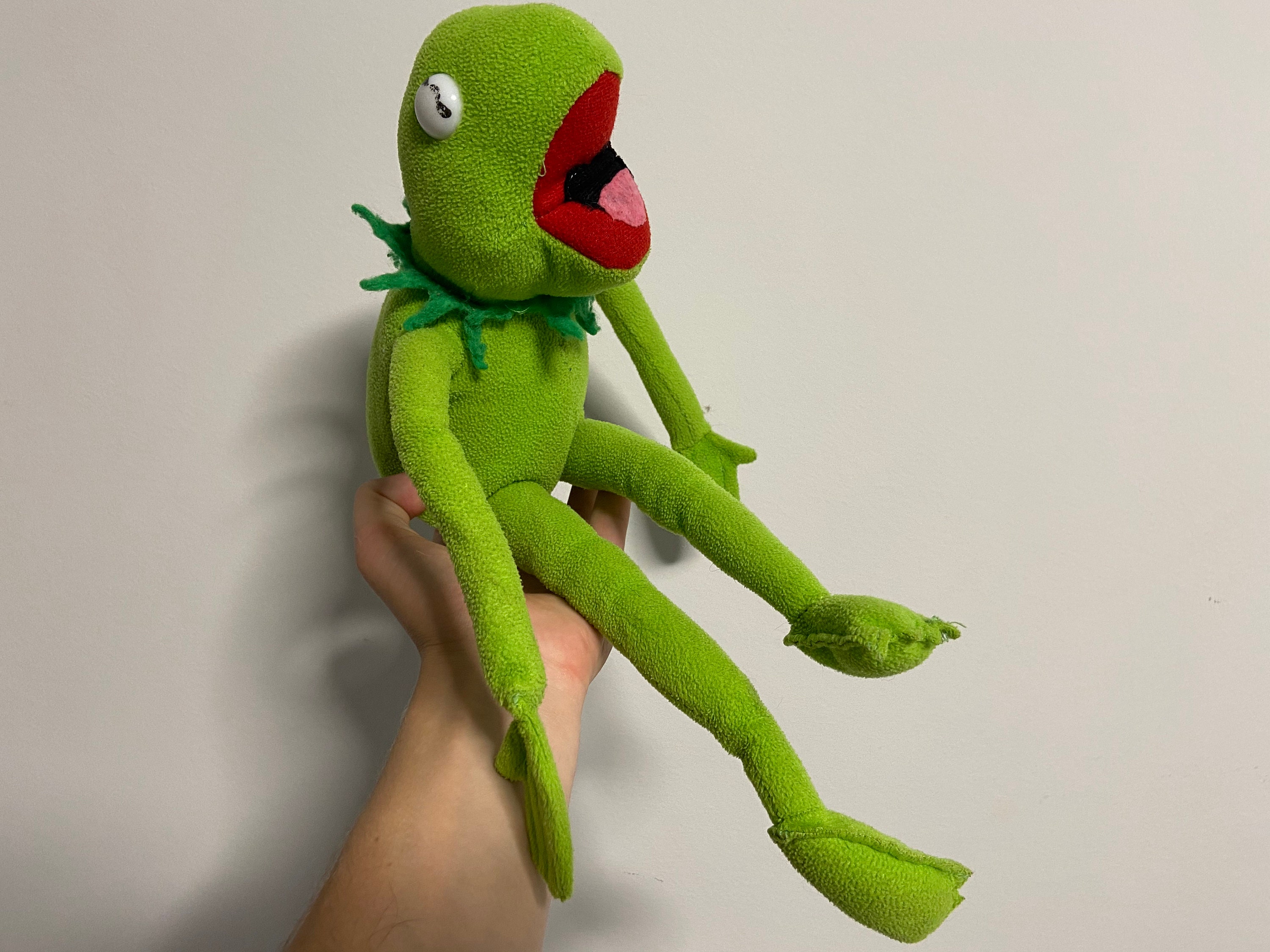 Vintage Rare KERMIT Frog Muppets SLINKY Peluche Poupée Neat Slinky