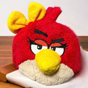 New Angry Birds 5 Orange Globe Bubbles Plush Rovio with Working SOUND