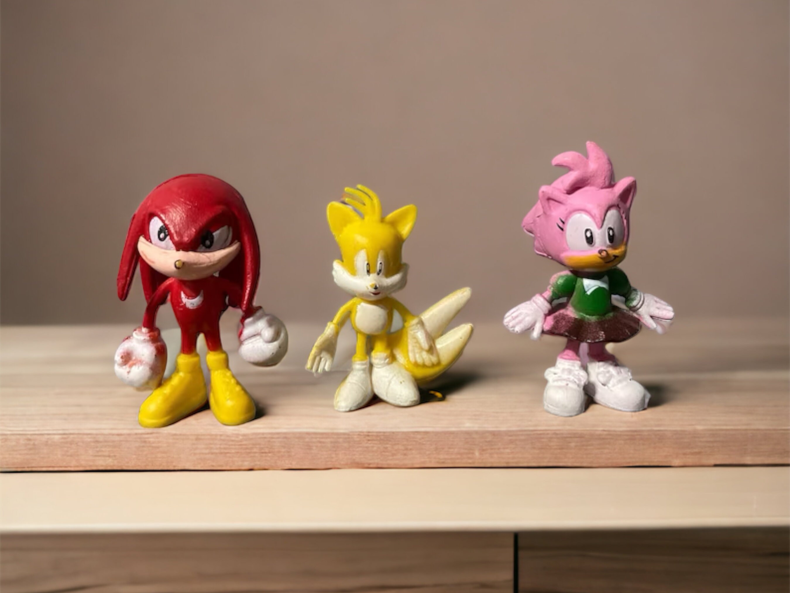 SONIC THE HEDGEHOG 2 3 PACK MOVIE COLLECTION FIGURE SET BASEBALL