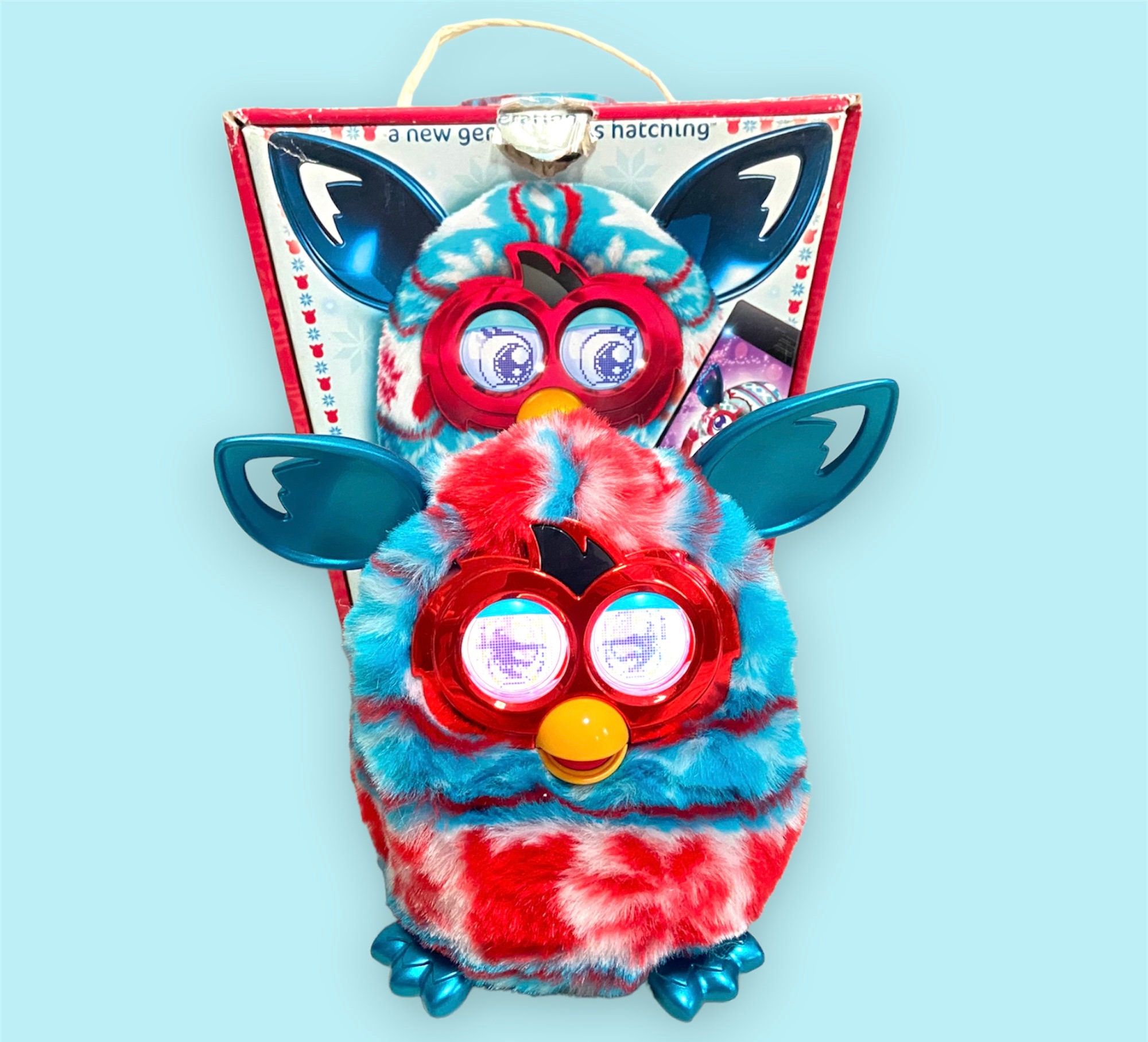  Furby Boom Plush Toy (Holiday Sweater Edition) : Toys & Games