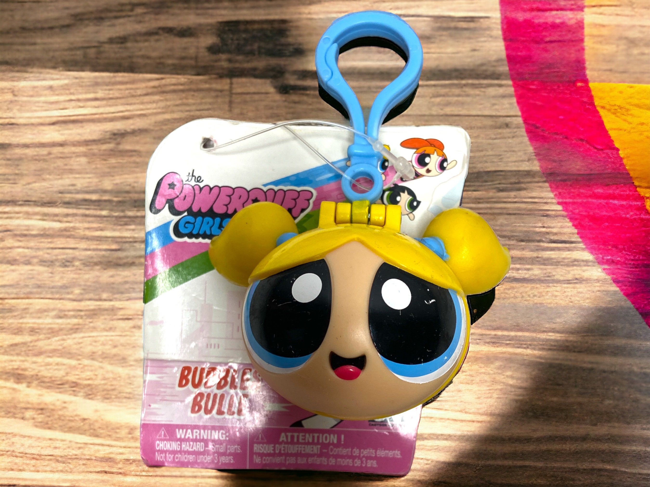 キーホルダー・キーリング CRYBABY X POWERPUFF GIRLS SERIES KEYRING BUBBLES Crybaby Powerpuff Girls vinyl face pendant keychain Series