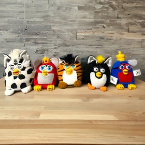 FURBY Vintage McDonalds Happy Meal Toys FURBY 2000, Tiger Electronic Furby Baby furby plushies