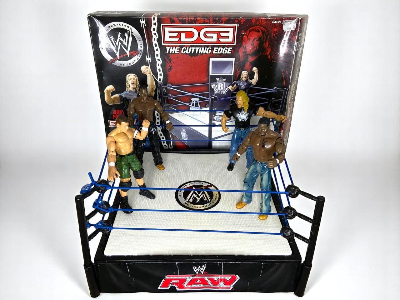 引退品　WWE WCW フィギュア用　リング　バックステージ　セット 1_12C-766-HWH18_667c8bcd733a0.