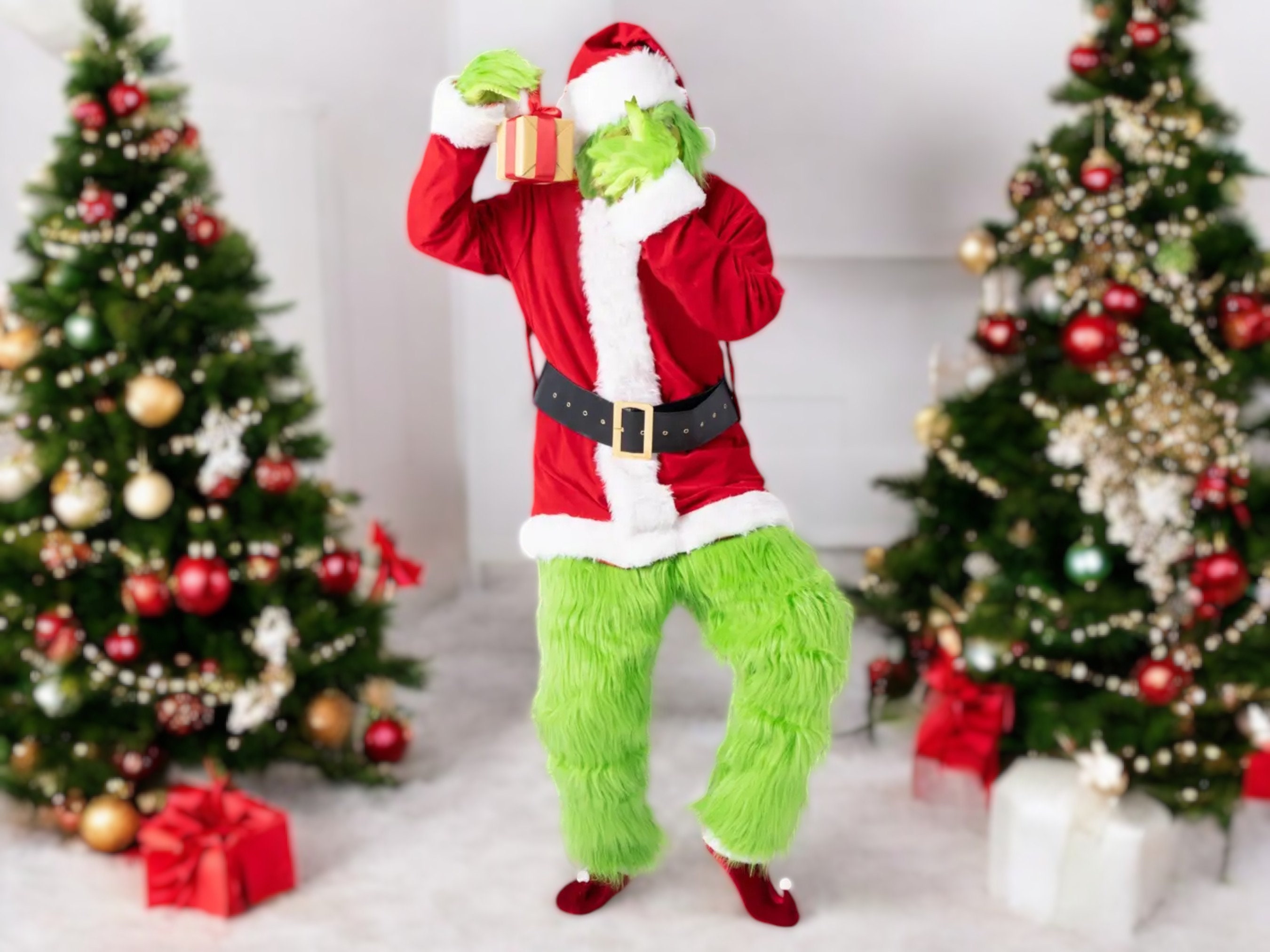 Grinch santa costume hotsell