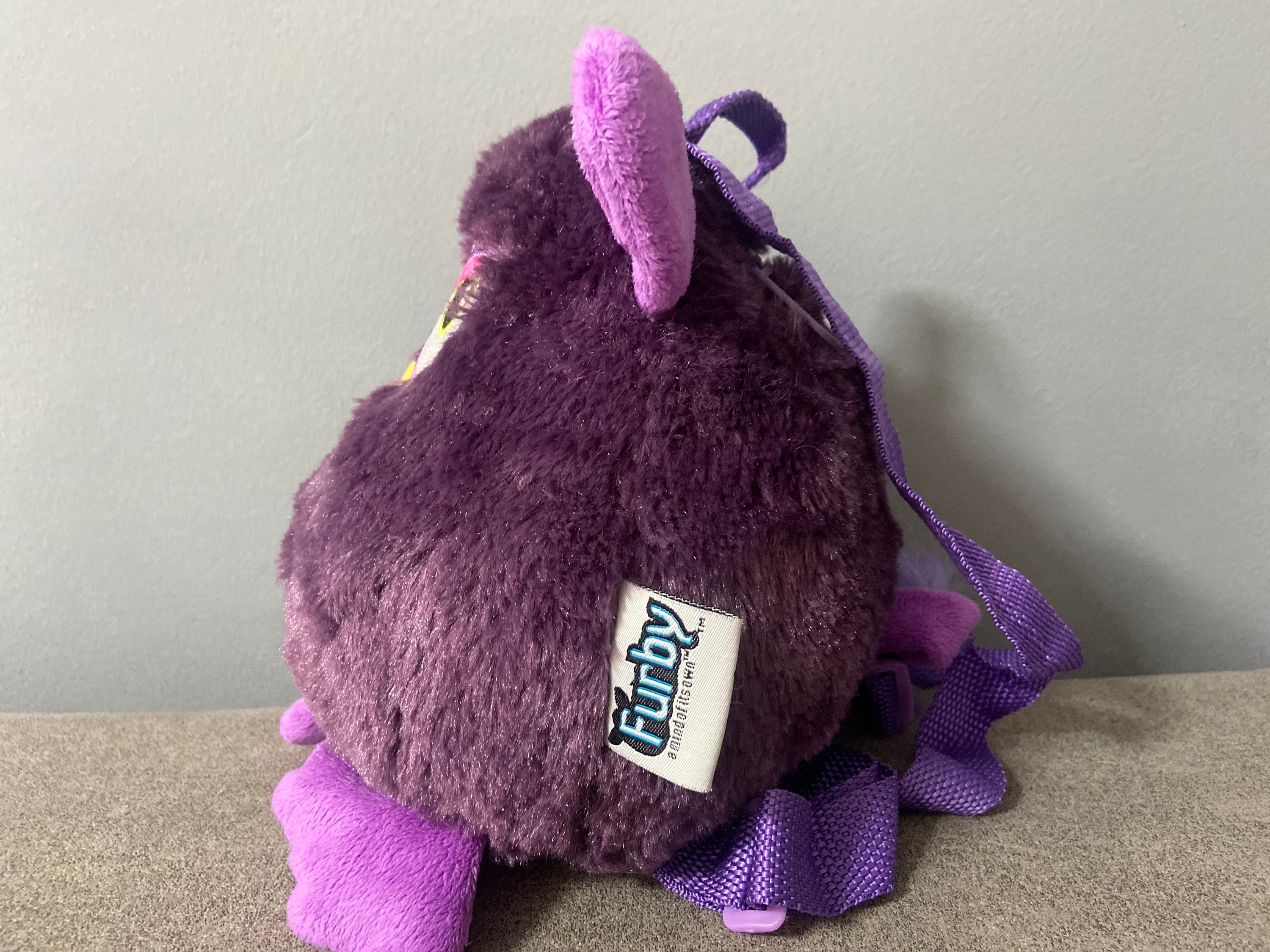 FURBY backpack Original Vintage Purple Plush Furby Backpack Etsy