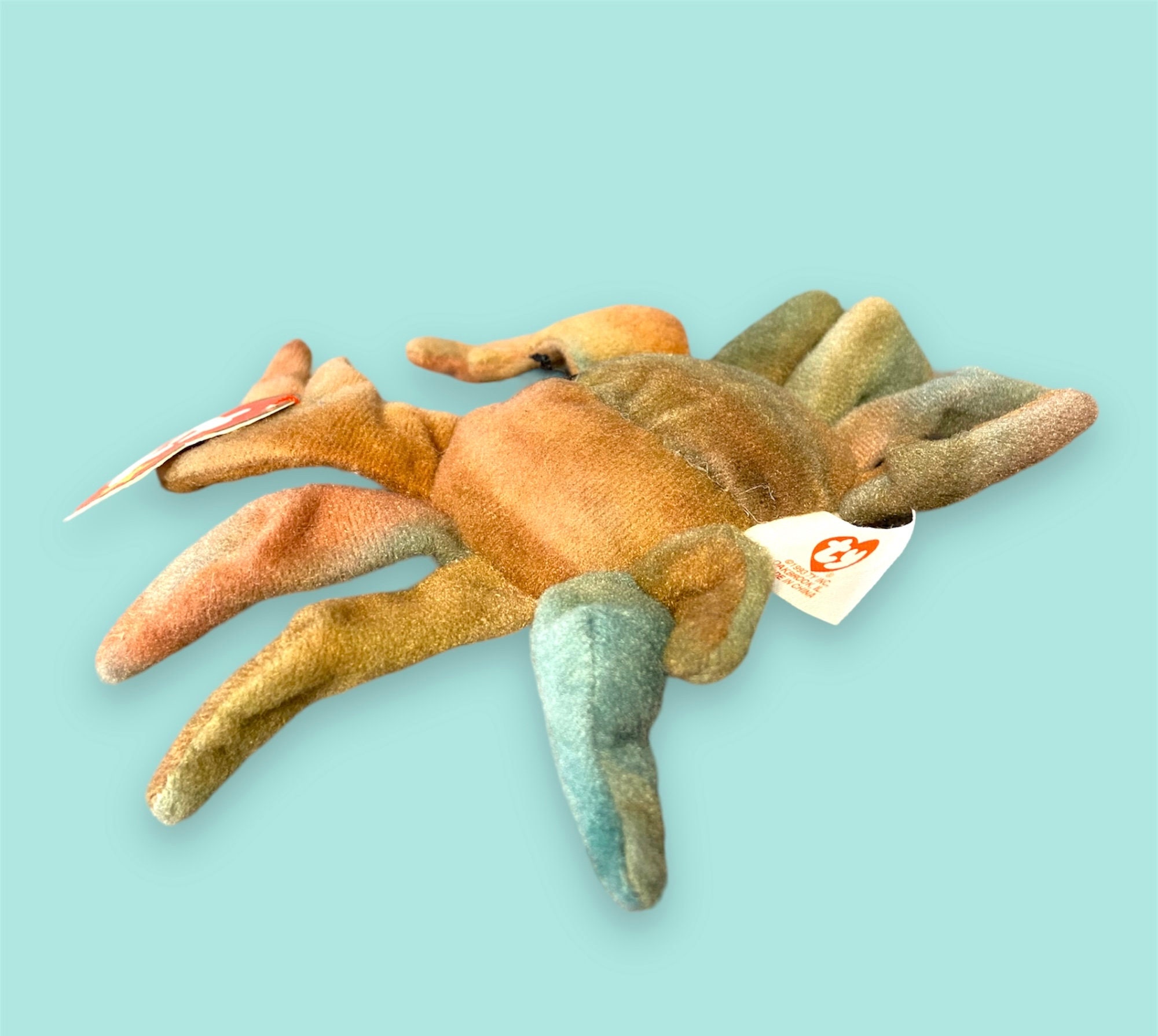 Mcdonalds 1993 Ty Teenie Beanie Baby Claude the Crab W Errors Collectible Mint Etsy UK