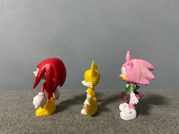 SONIC THE HEDGEHOG 2 3 PACK MOVIE COLLECTION FIGURE SET BASEBALL