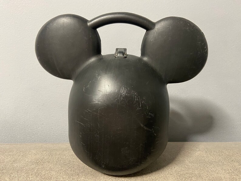 Vintage Disney Mickey Mouse Head Lunch Box Kit With Original Etsy