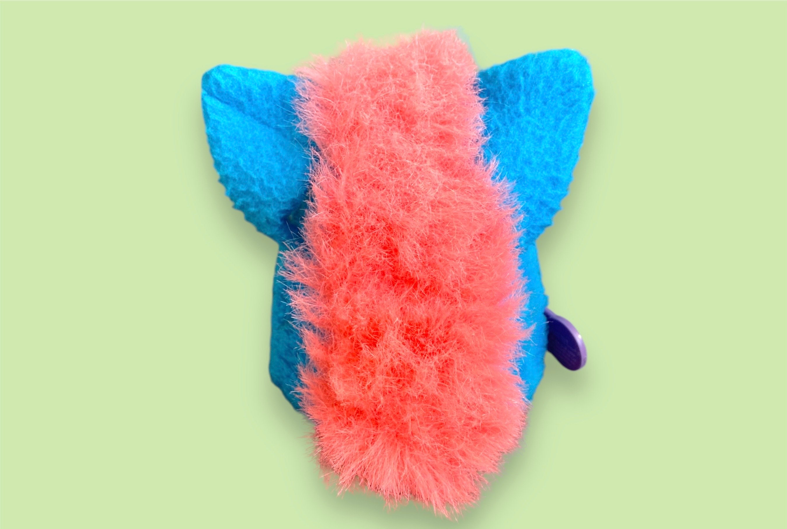Furby Baby 1999 - Tiger Electronics - Blue, White & Pink