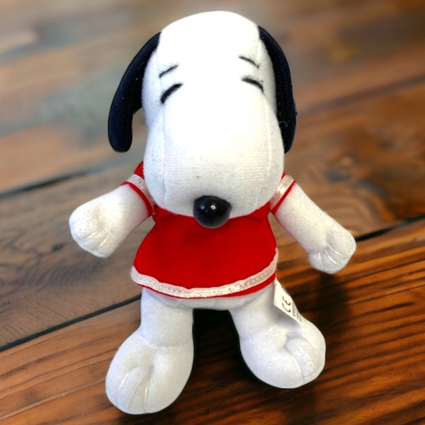 Rare Vintage Peanuts Snoopy Soft Toy / chien en peluche vintage / Charles M Schulz / Peanuts Cartoon /