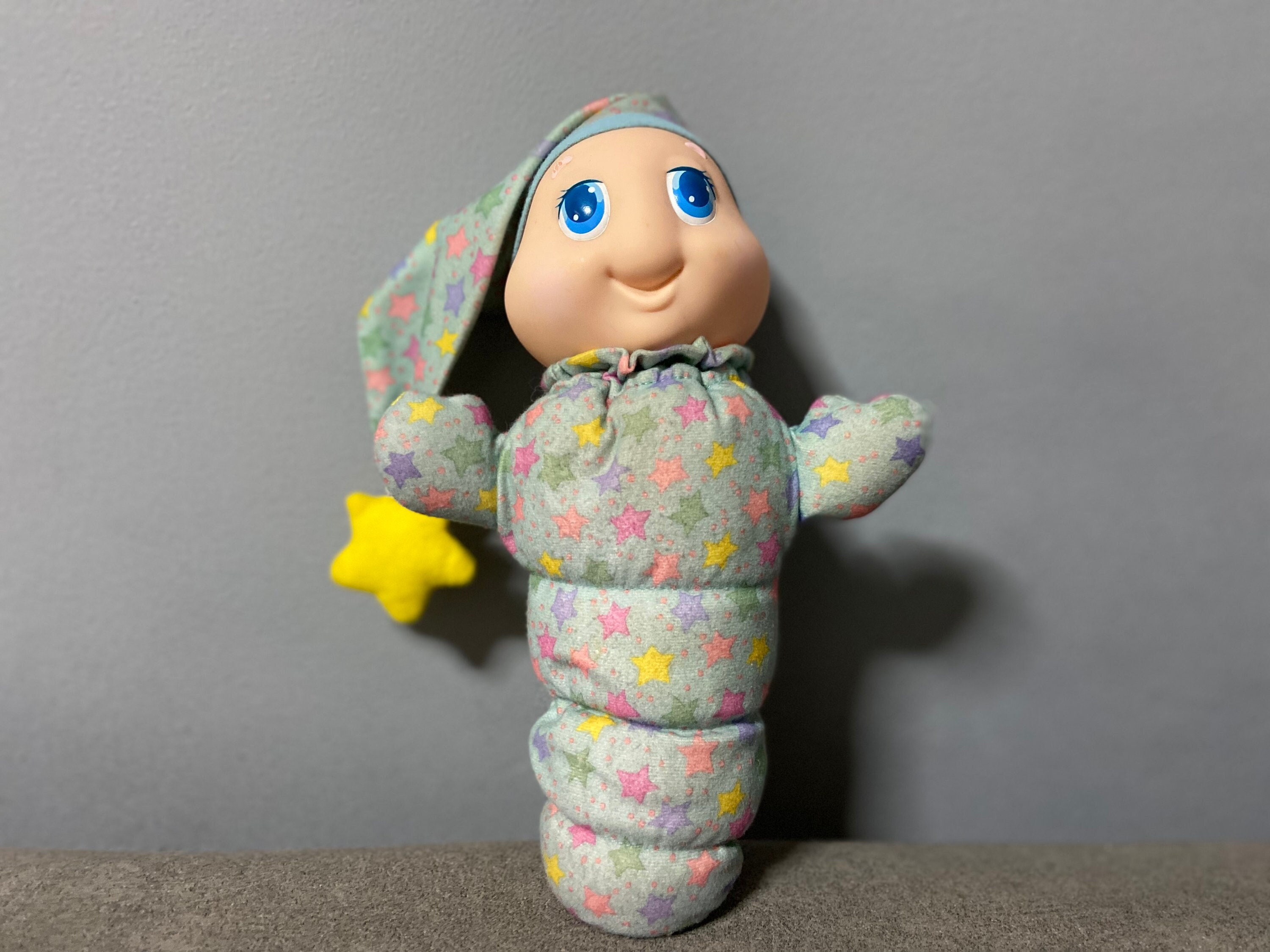 Vintage 1990 Playskool Gloworm Glow Worm Toy 12 Blue W/ - Etsy