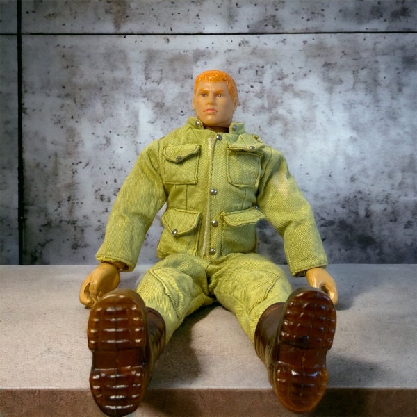 Vintage Action Figure soldier military - gi joe / action man / adventure team / big jim figure / Power Team / Ken / Male Doll