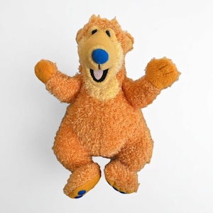 Vintage Bear In The Big Blue House Plush 9&quot; 1999 Mattel Jim Henson 90s Toy
