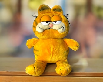 Vintage Garfield pluche groter - 1981 oranje kat - 16"