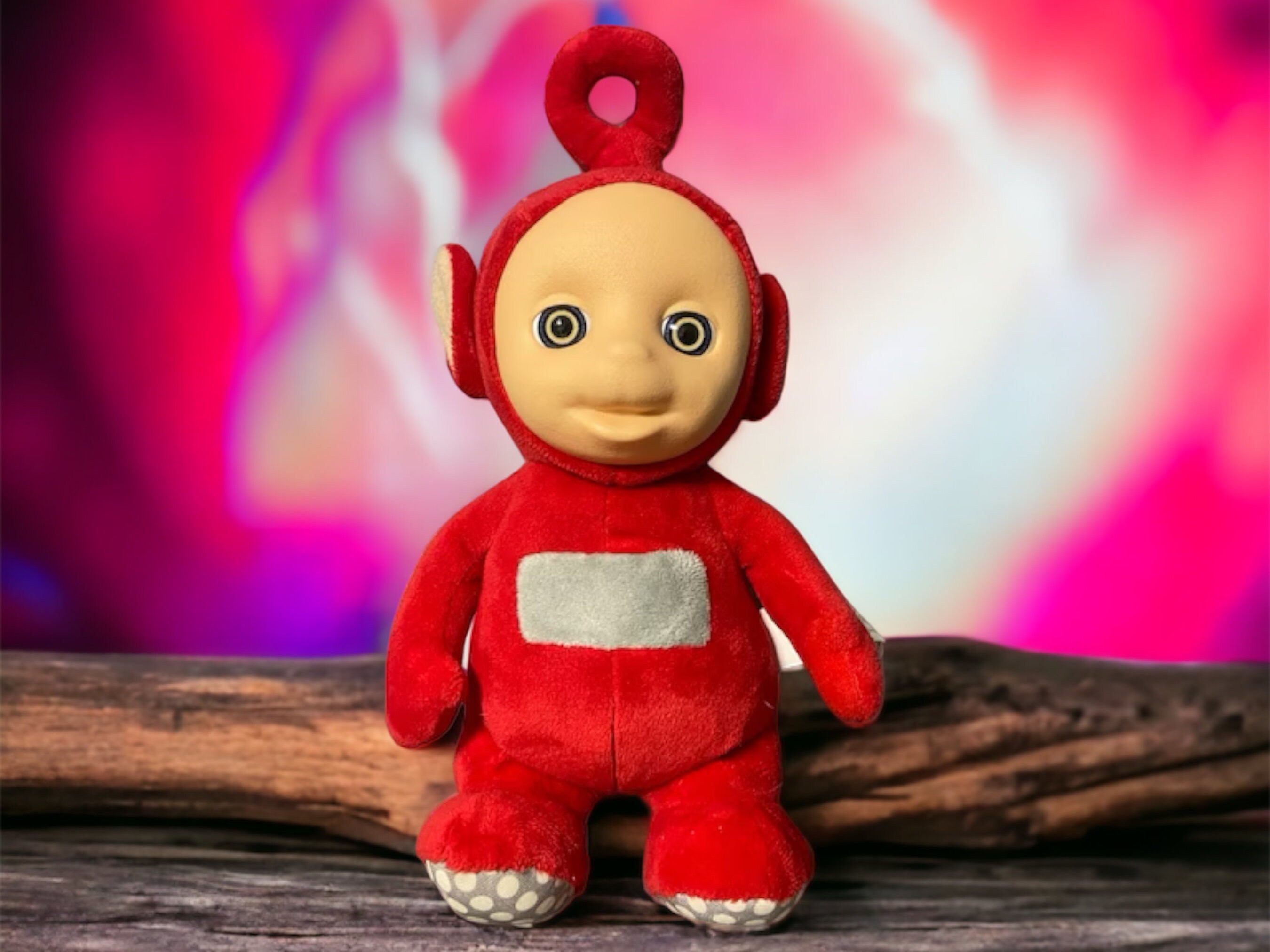 Teletubbies Plush Toy, Vintage Teletubbies, Plush Doll, Red