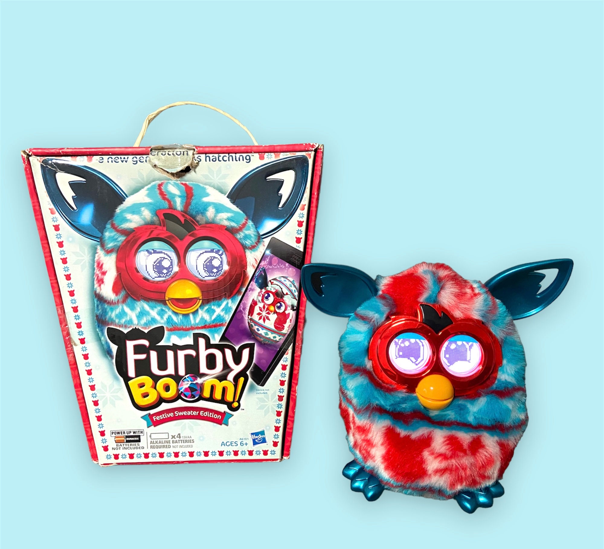 Furby Boom Festive Sweater Special Edition 2012 Furby Toy Red