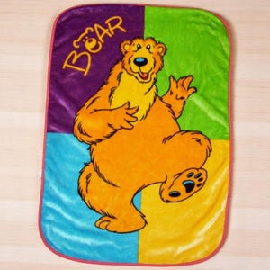 Vintage Bear In The Big Blue House Kids Soft blankets – Jim Henson, Baby blankets, Baby shower gift