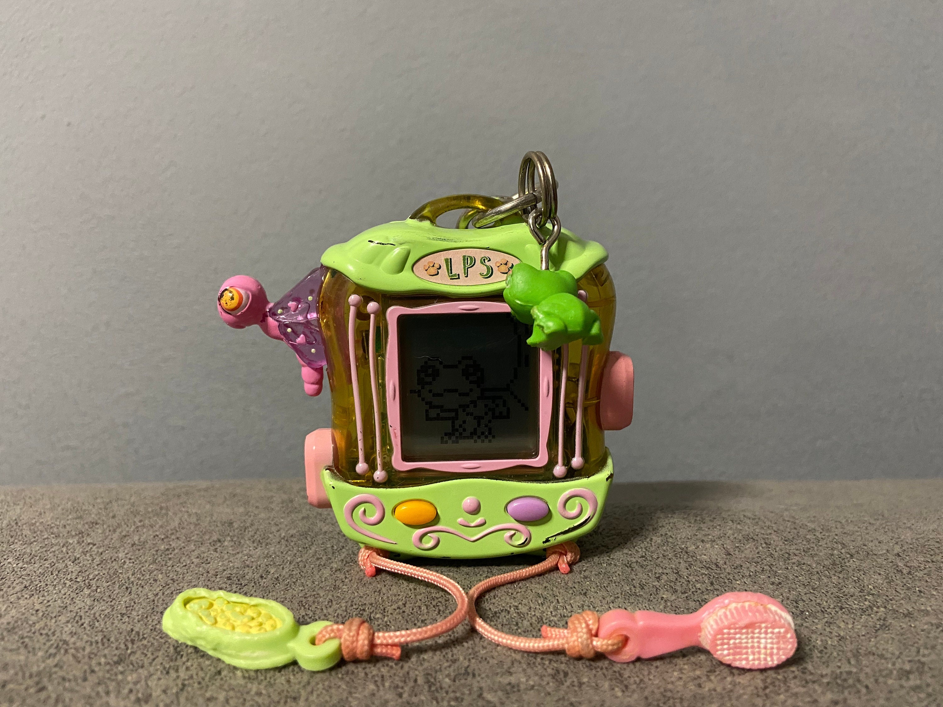 LPS Littlest Pet Shop Tamagotchi Handheld Toy Keychain Virtual Etsy