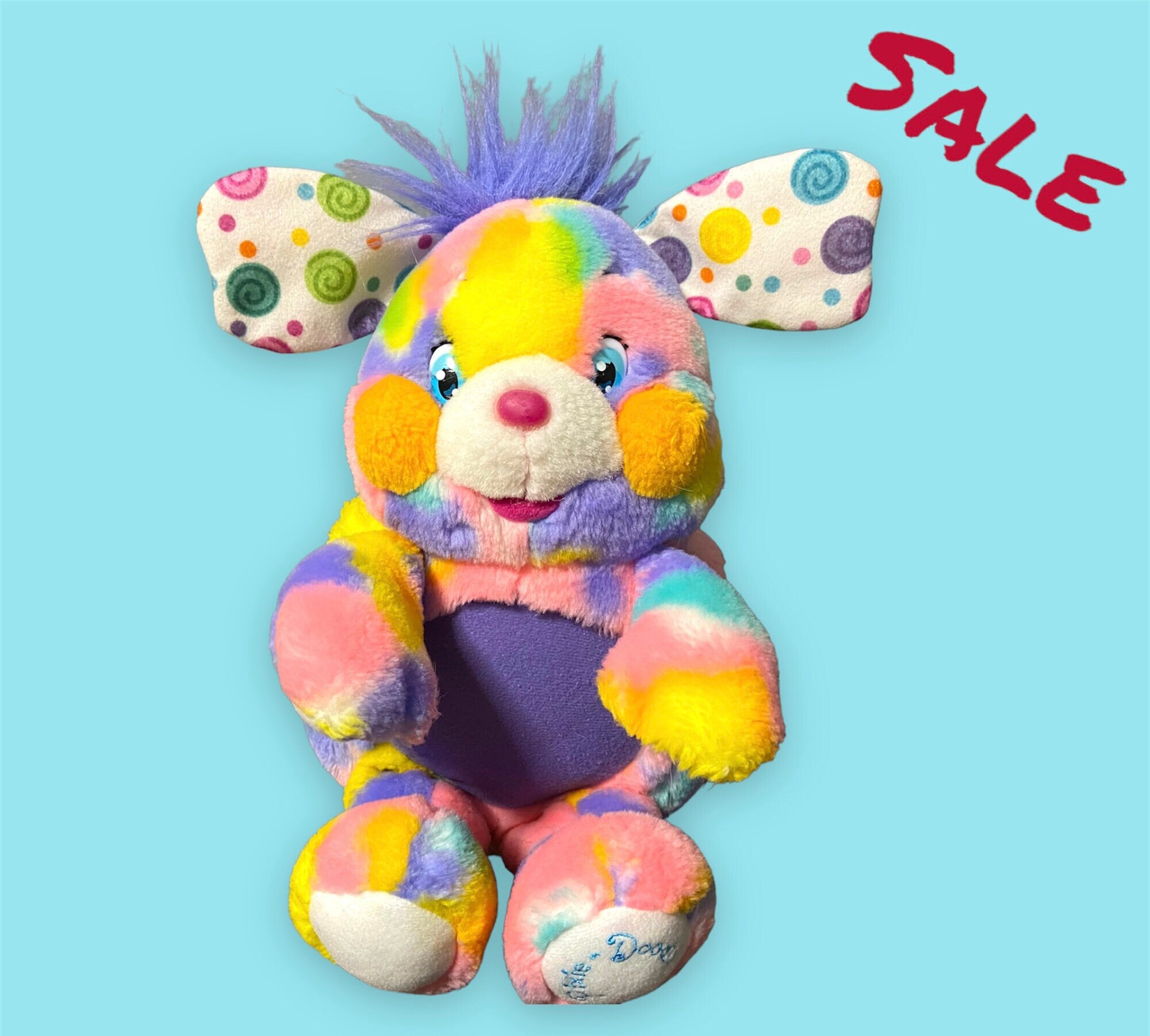 Popples Plush Pixie doodle Stuffed Animal 11 Large Girl Toys 2001