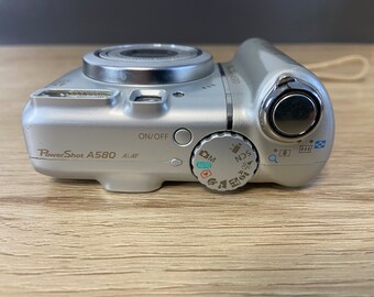 美品 名機 動作品 平成レトロ Y2K Canon PowerShot A580 Canon PowerShot A580 Digital Compact – Retro Camera Shop