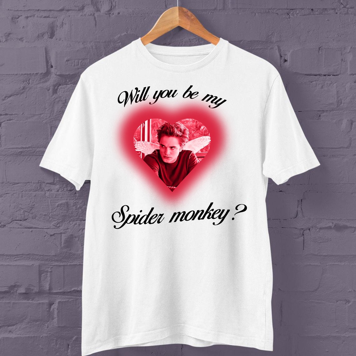 Will You Be My Spider Monkey Edward Cullen Twilight T Shirt