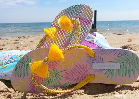 Bridal party flip flops discount sale deals