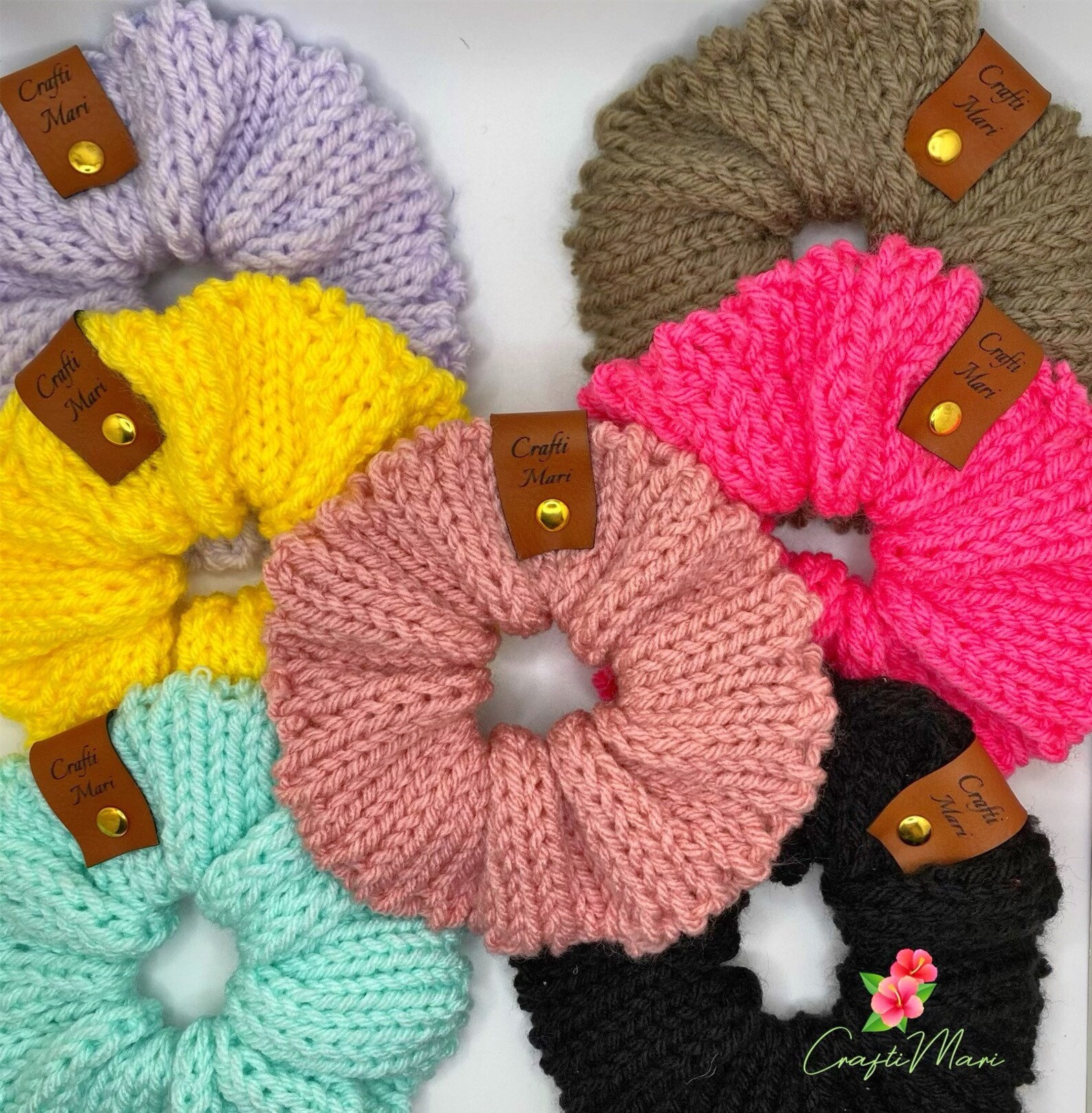 Handmade Crochet Scrunchies/Hair Scrunchies Etsy