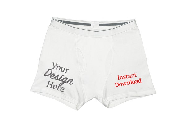 Download Underwear Boxer Mockup Etsy