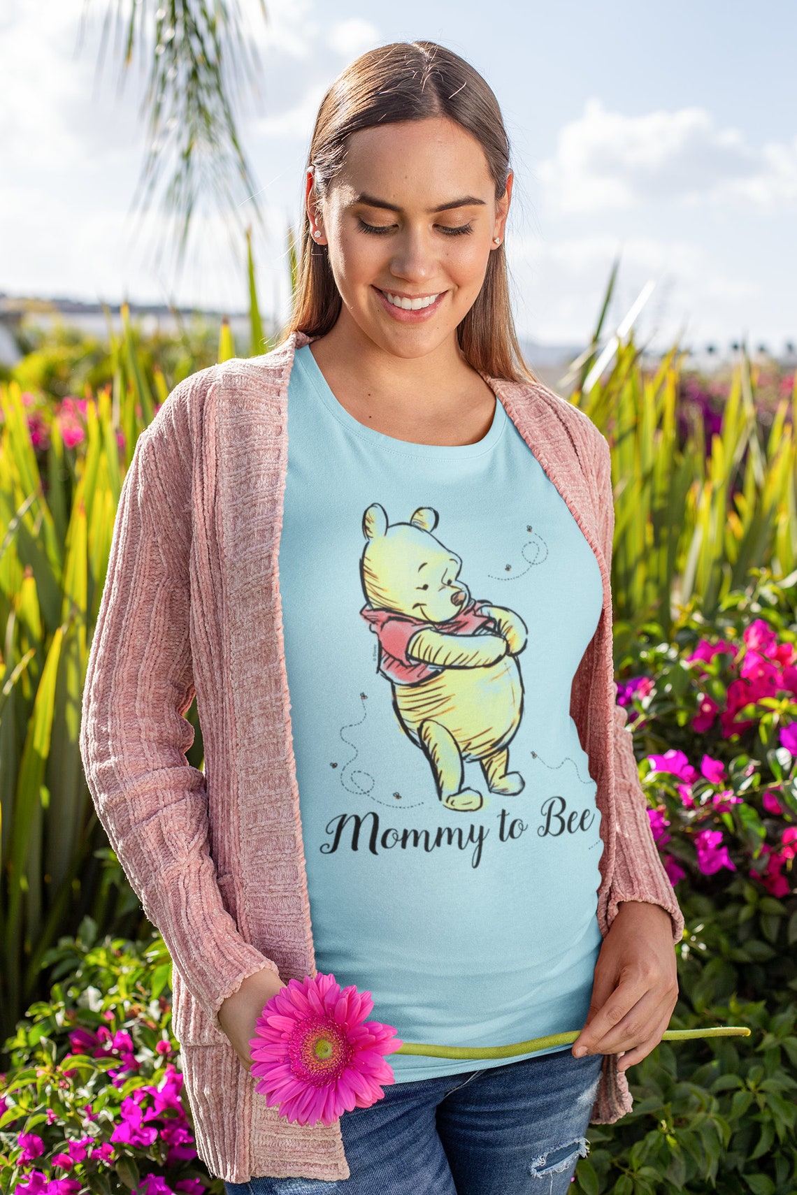Winnie the Pooh Baby Shower Shirt Mommy to Be Shirt Mama Etsy