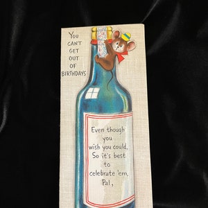 Hallmark Slim Jims-wenskaart, circa 1950