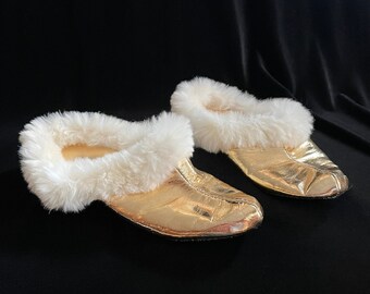 rose gold house slippers