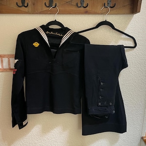 WWII US Navy Cracker Jack Dress Blue Service Uniform - Etsy