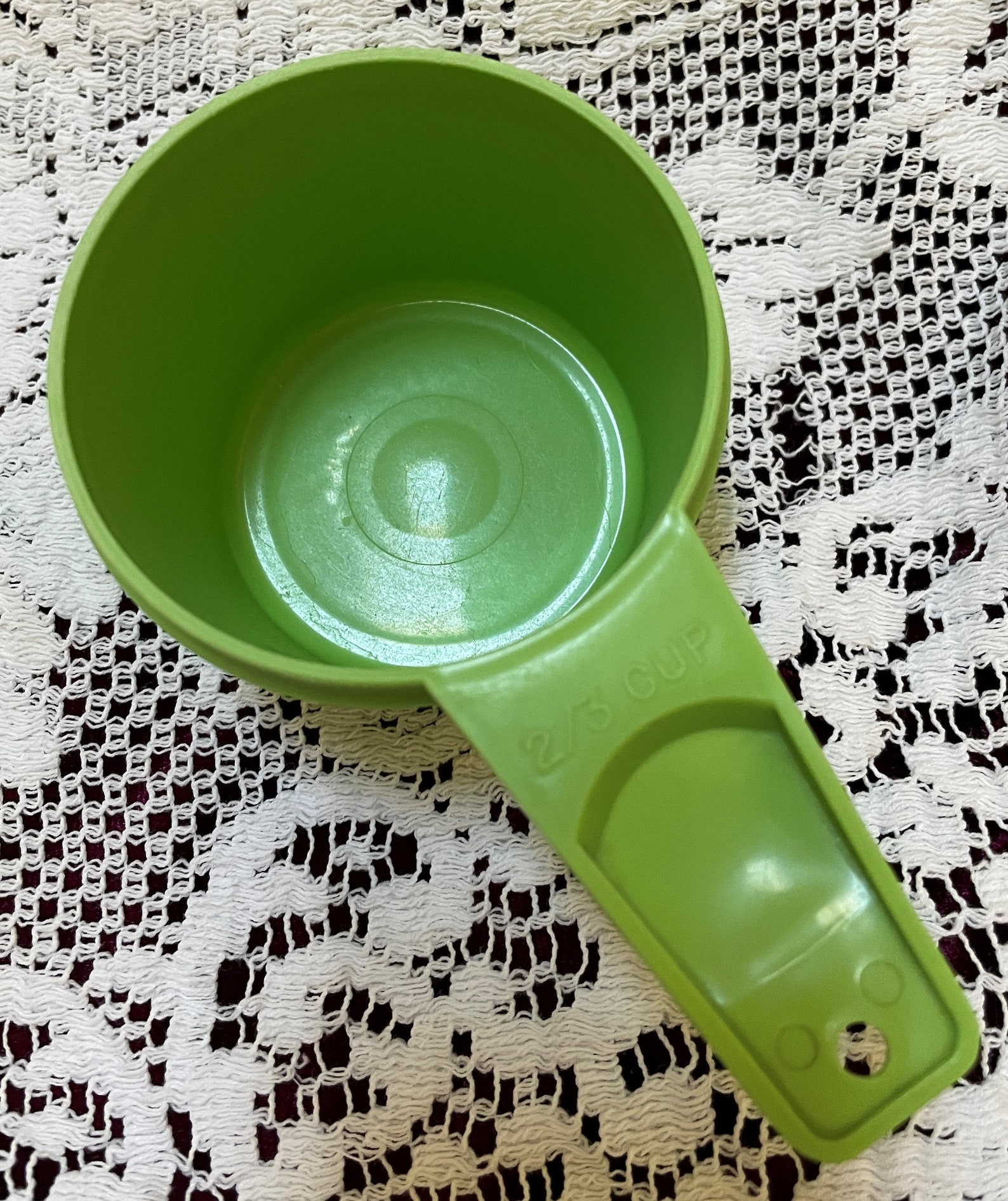 1970s Tupperware Apple Green 2/3 Measuring Cup 763-7 | Etsy