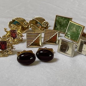 Mid-Century Cufflink Sets