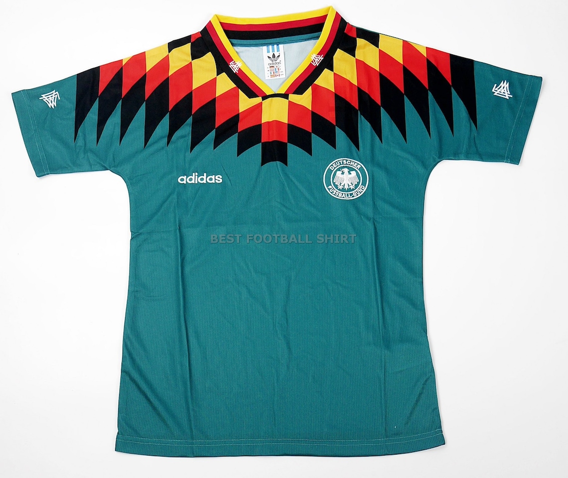 Germany 1994 World Cup Away Soccer Jersey Football Shirt Etsy