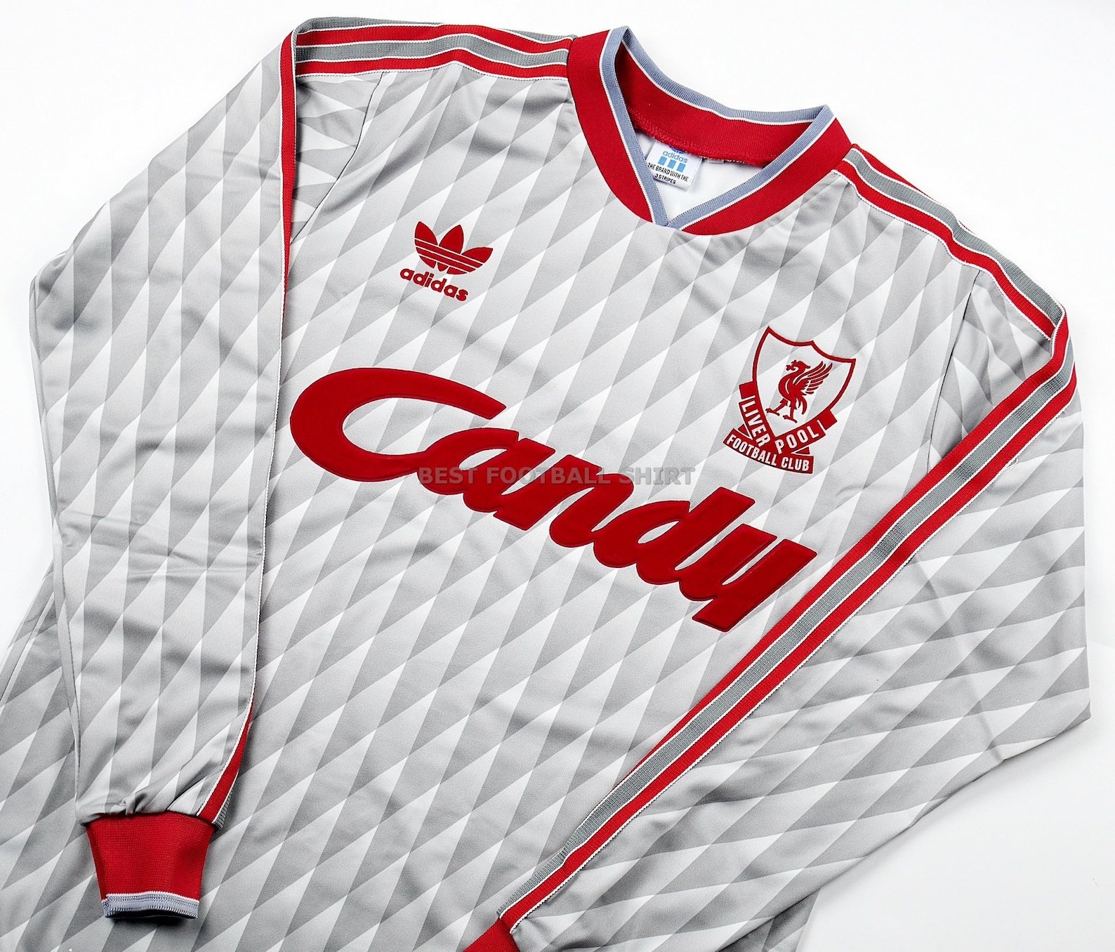 Liverpool 19891990 Away Candy Soccer Jersey Football Shirt Etsy