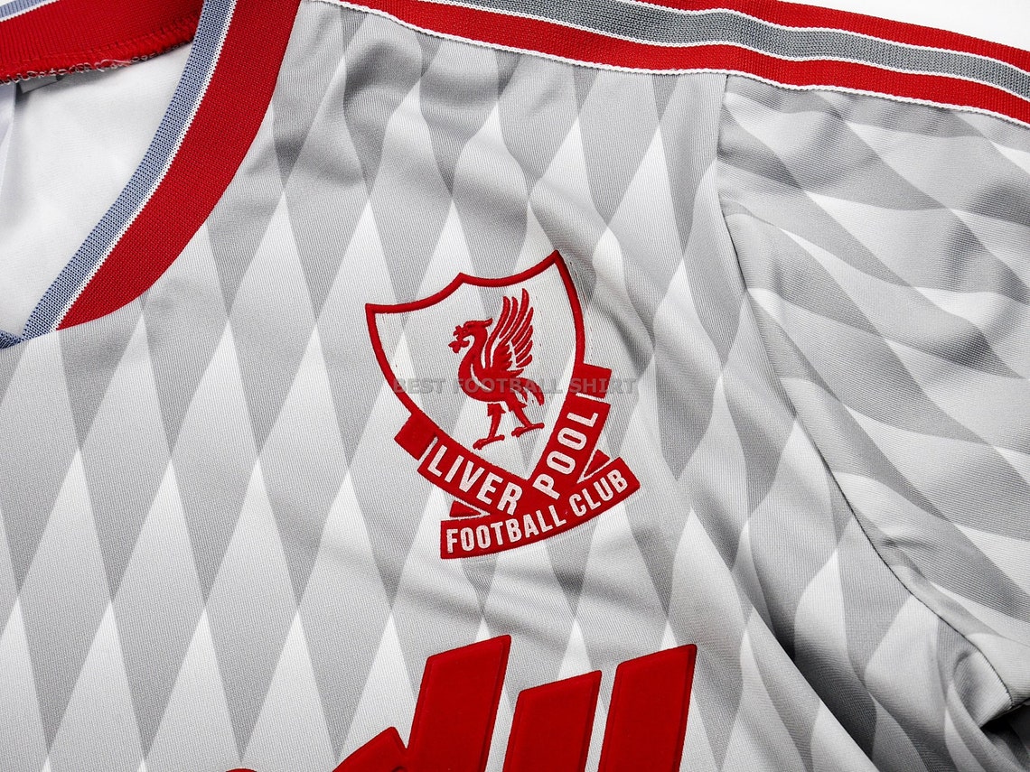 Liverpool 19891990 Away Candy Soccer Jersey Football Shirt Etsy