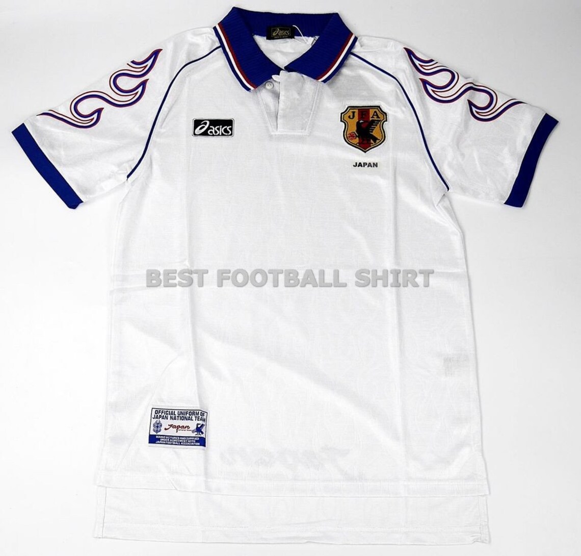 Japan 1998 World Cup Away Soccer Jersey Football Shirt Trikot | Etsy
