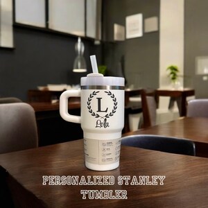 Custom Engraved Stanley 20 oz Quencher: Personalized Insulated Tumbler