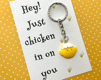 Illness Gift, Get Well Soon Gift, Thinking of You Present, Hi There, Thoughtful Gift, Funny Gift, Miss You, Miniature Chick, Letterbox Gift