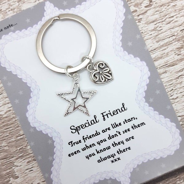 Special Friend Keyring | Friend Keychain | Someone Special Gift | Keyring Gift | Thoughtful Gift | Best Friend | Encouragement | Keepsake