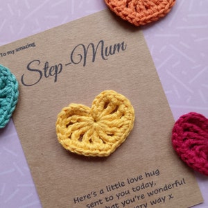 Stiefmoeder Pocket knuffel cadeau, geweldige stiefmoeder aanwezig, stiefmoeder gehaakt cadeau, bedankt stiefmoeder, cadeau voor stiefmoeder, beste stiefmoeder