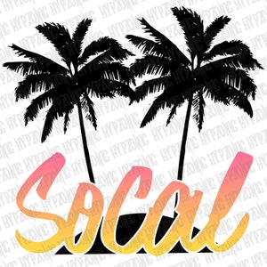 Download digital da palmeira SoCal do sul da Califórnia