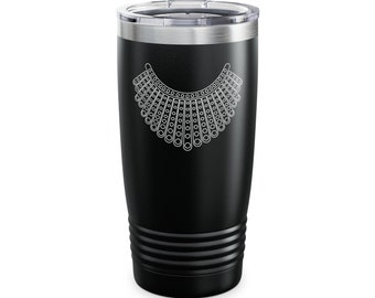 RBG Dissent Collar Tumbler | Feminist Lawyer Gift