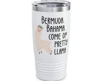 Pretty Llama Stainless Steel Tumbler, Travel Mug