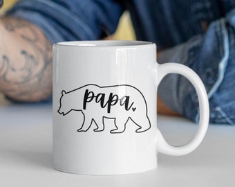 Papa Bear Mug | Father's Day Gift, Dad Mug