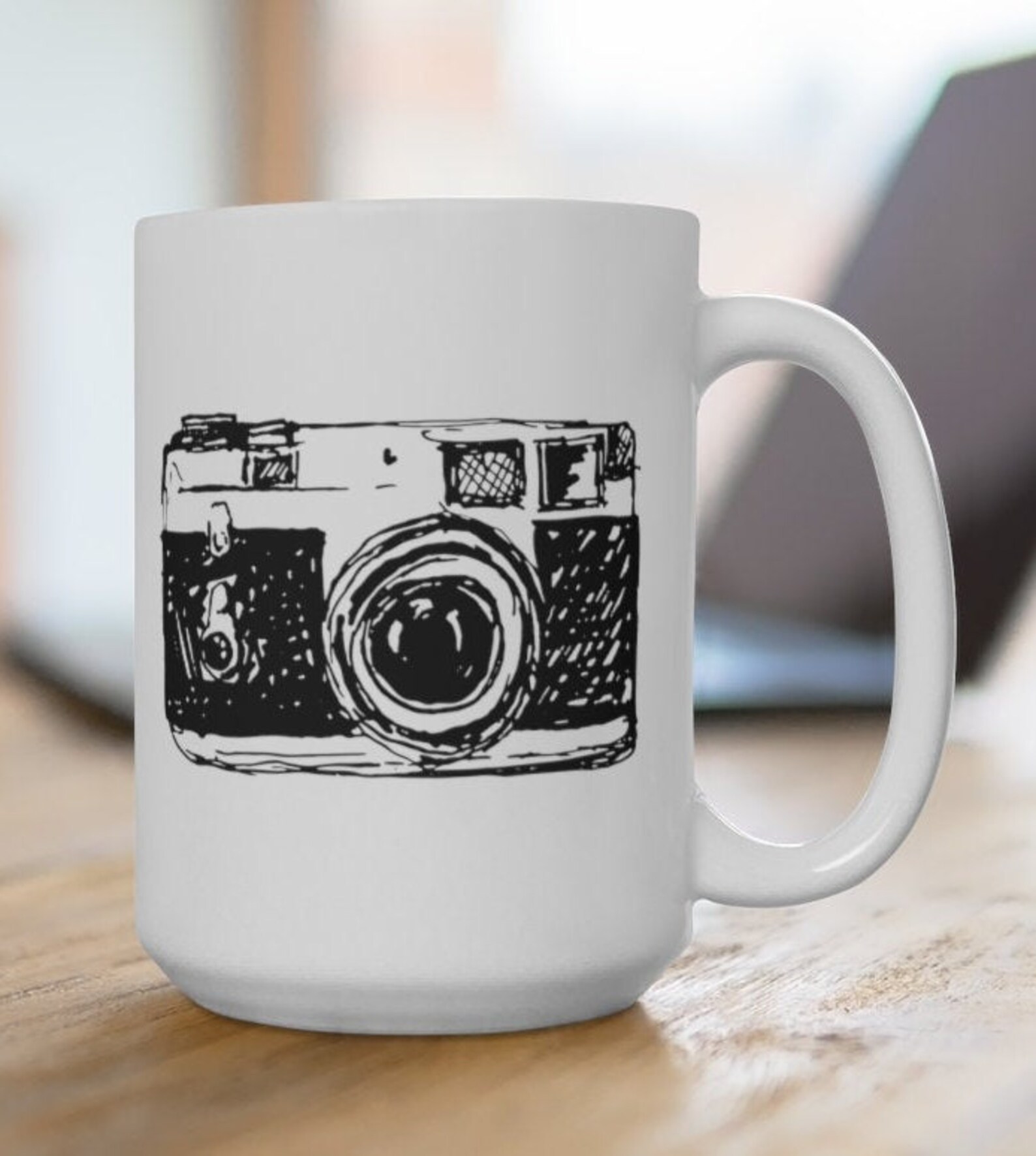Camera Mug 11oz or 15oz White Ceramic Mug Old Camera Mug Etsy