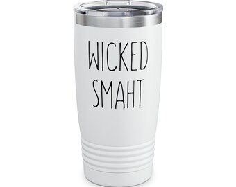 Wicked Smaht Boston Tumbler | New England Travel Mug