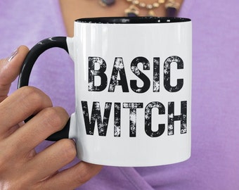 I'm Not Always A Witch Travel Mug Cup With Handle Funny Joke Rude 